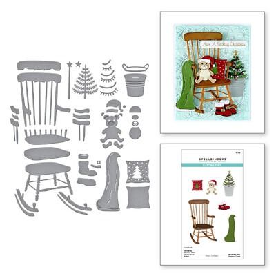 Christmas Rocking Chair - Die Set