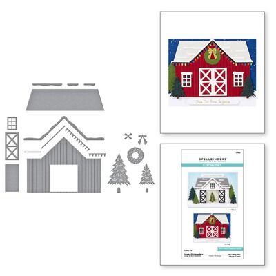 Country Christmas Barn - Die Set