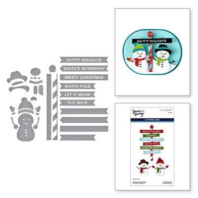 North Pole Sentiments - Die Set