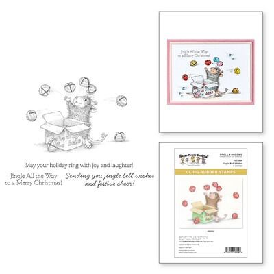 Jingle Bell Wishes - Cling Stamp Set