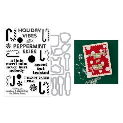 A Little Merri-Mint - Stamp and Die Set