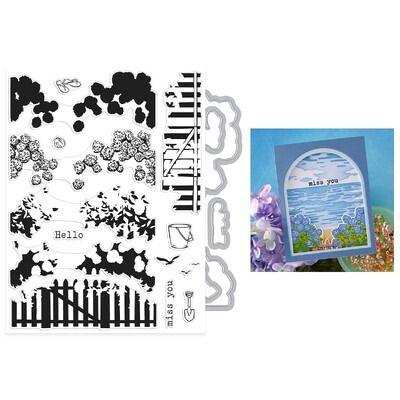 Coastal Blooms HeroScape - Stamp and Die Set