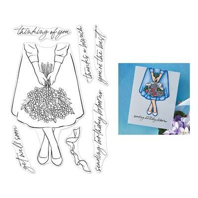 Summer Blooms - Clear Stamp Set