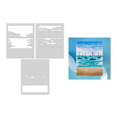 Color Layering Harbor - Layering Stencil Set