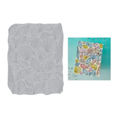 Scattered Shells - BetterPress + Foil Plate