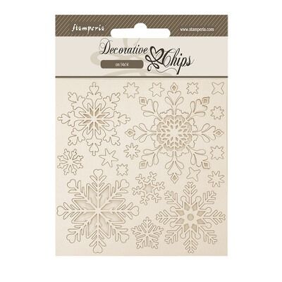 Snowflakes - Decorative Chips - The Owl&#39;s House Collection