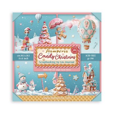 8x8 Maxi Paper Pad - Candy Christmas Collection