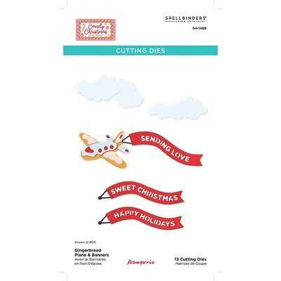 Die - Gingerbread Plane and Banners