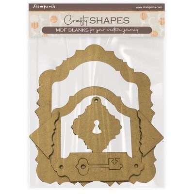 Frame and Key - Crafty Shapes - Alice in Christmas Collection
