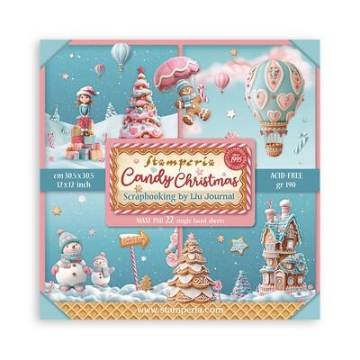 12x12 Maxi Paper Pad - Candy Christmas Collection