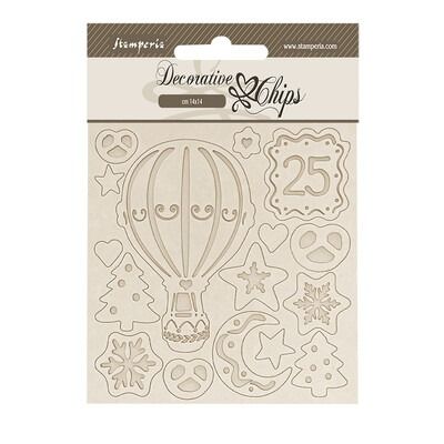 Air Balloons - Decorative Chips - Candy Christmas Collection