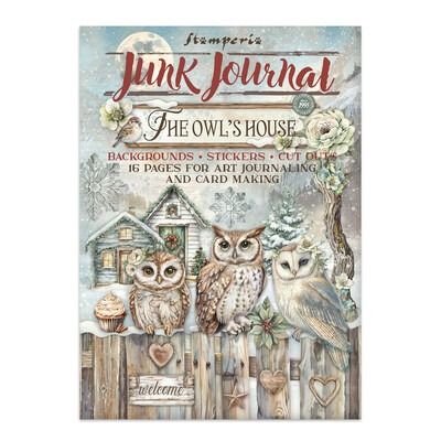 Junk Journal Backgrounds + Stickers + Cut Outs - The Owl&#39;s House Collection