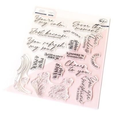 Sippable Scenes - Clear Stamp Set