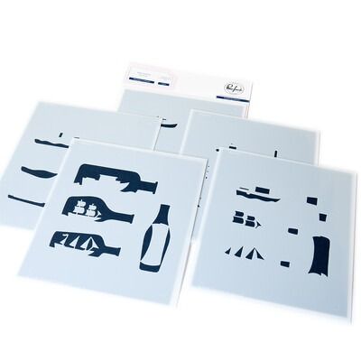 Message in a Bottle - Layering Stencil Set