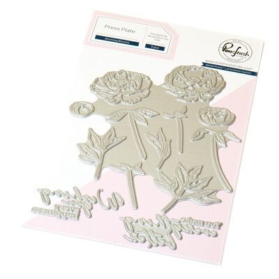 Blushing Blooms - Press Plate