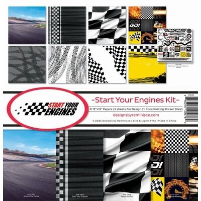 12x12 Collection Kit - Start Your Engines Collection