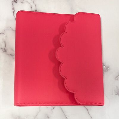 Poppin&#39; Pink - A5 Vegan Leather Planner
