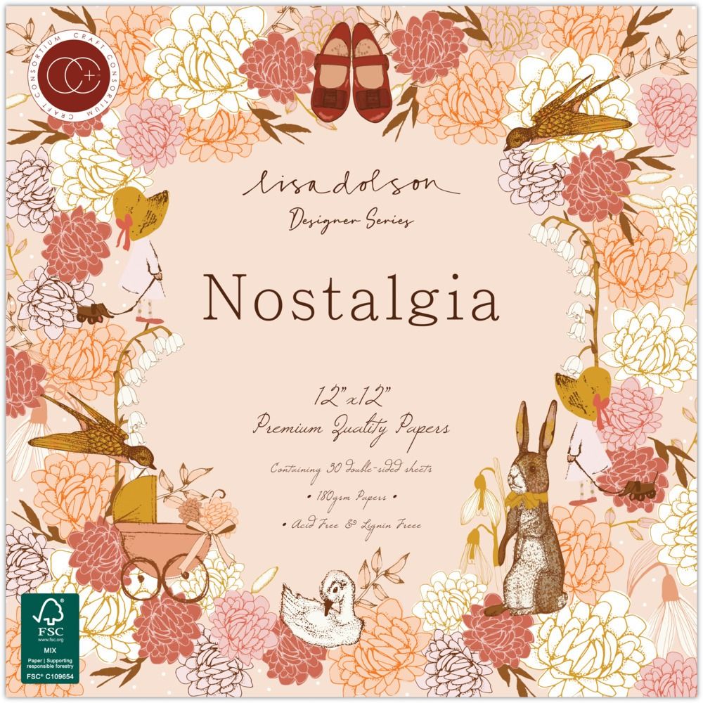 12x12 Paper Pad - Nostalgia Collection