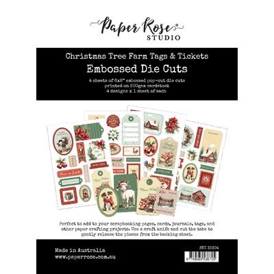 Tags &amp; Tickets - Embossed Die Cuts - Christmas Tree Farm Collection