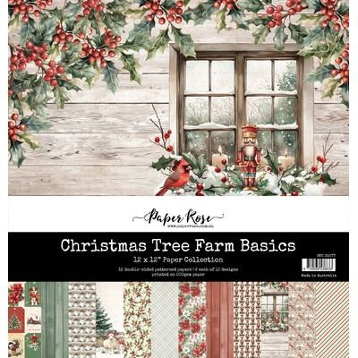 12x12 Paper Collection - Christmas Tree Farm Basics Collection