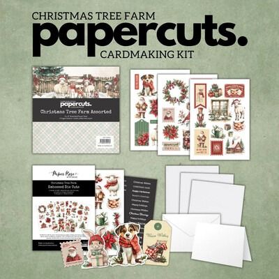 Papercuts Cardmaking Kit - Christmas Tree Farm Collection