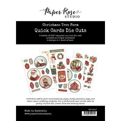 Quick Cards Die Cuts - Christmas Tree Farm Collection