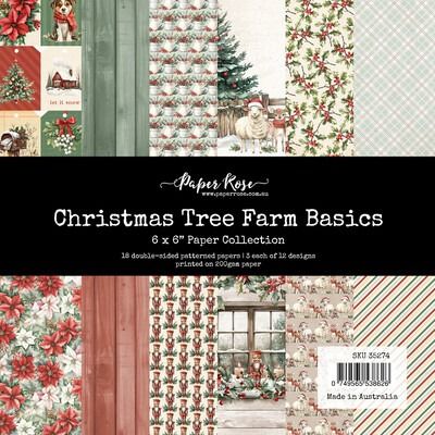 6x6 Paper Collection - Christmas Tree Farm Basics Collection