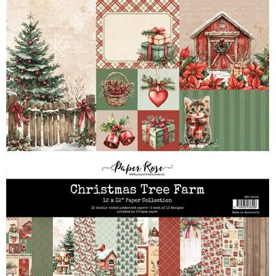 12x12 Paper Collection - Christmas Tree Farm Collection