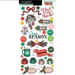 Cardstock Stickers - Mistletoe and Memories Collection