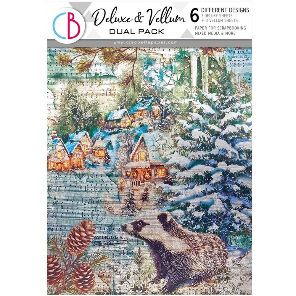 Silver &amp; Vellum - A4 Deluxe &amp; Vellum Dual Pack-  Forest Tales Collection