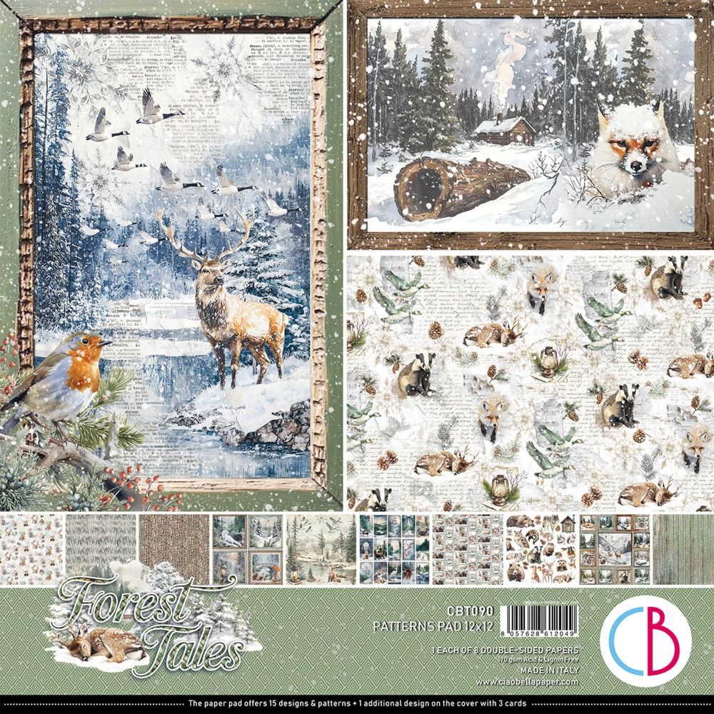 12x12 Patterns Pad - Forest Tales Collection