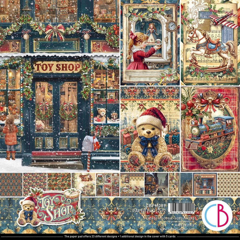 12x12 Paper Pad - Toy Shop Collection