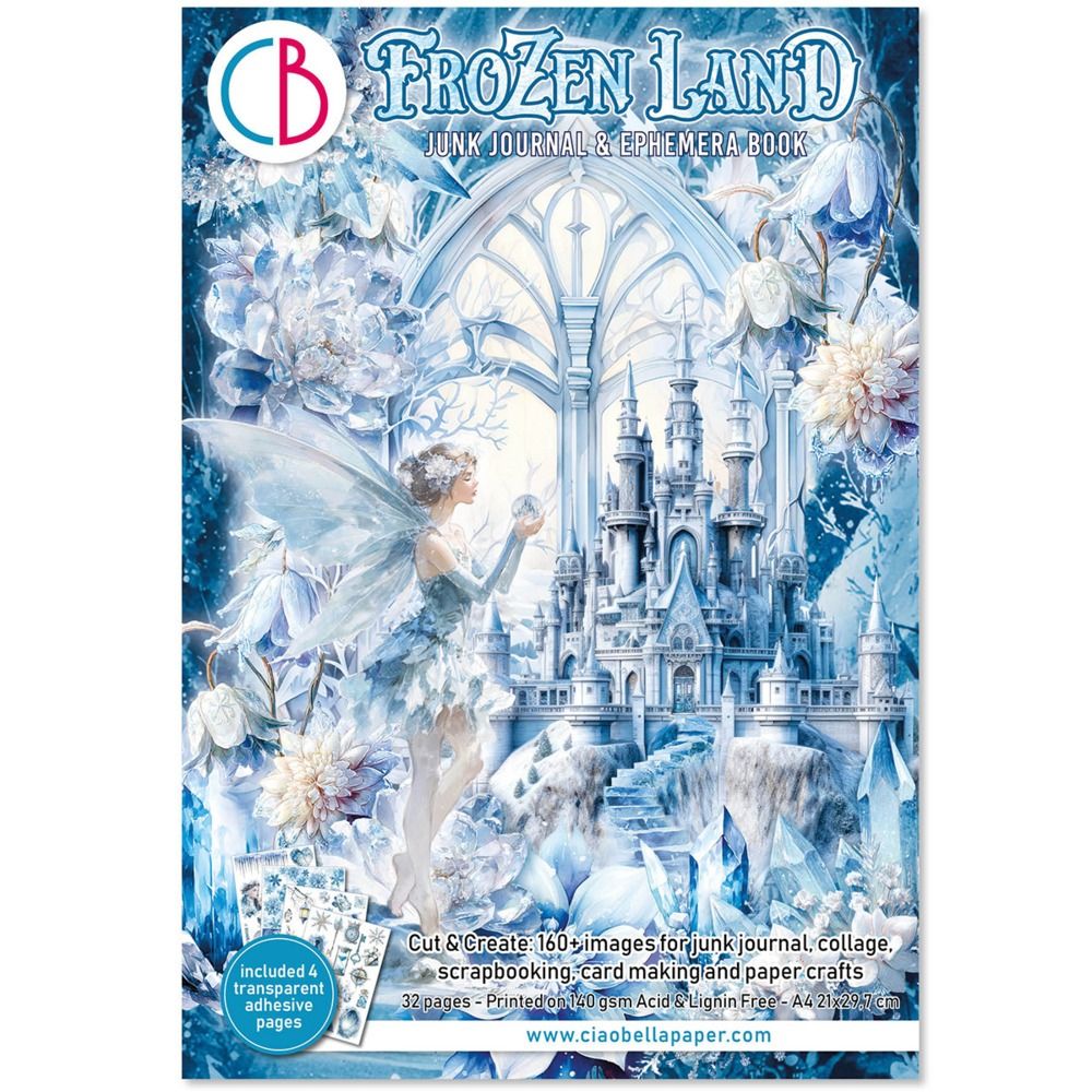A4 Junk Journal &amp; Ephemera Book - Frozen Land