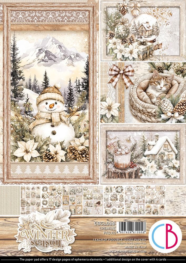 A4 Creative Pad - Winter Season Collection
