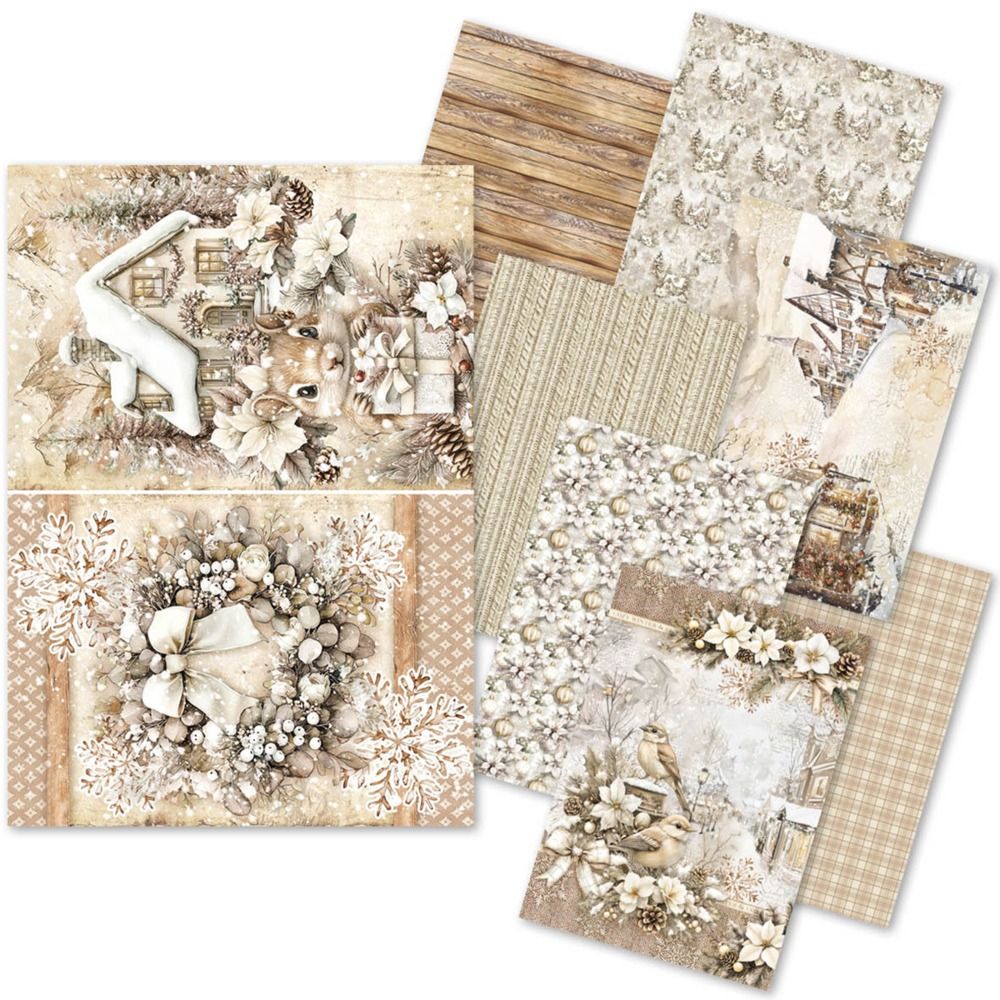 A5 Rice Paper Art Set - Winter Season Collection