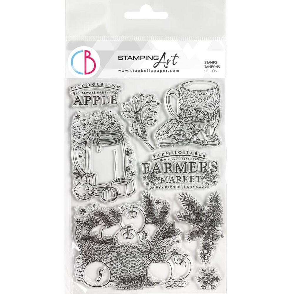 Pick Your Own Apple - Clear Stamp Set - Toy Store Collection
