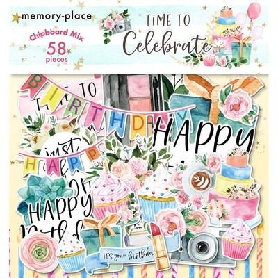 Chipboard Mix - Time to Celebrate Collection
