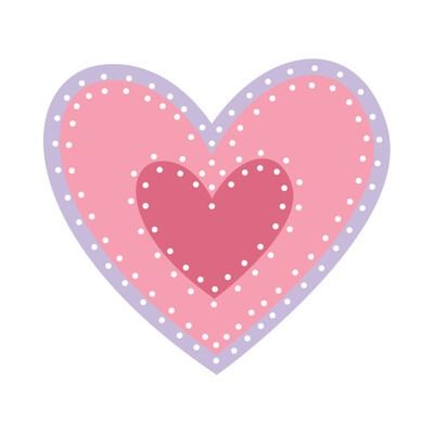 In Stitches: Heart - Die Set