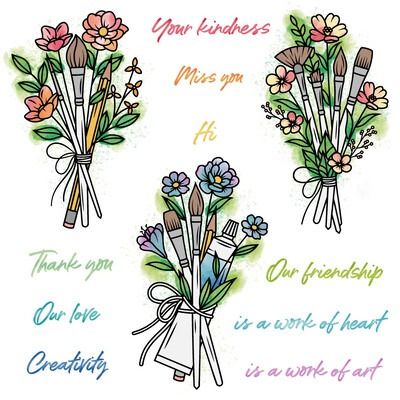 Work Of Heart - Clear Stamp Set