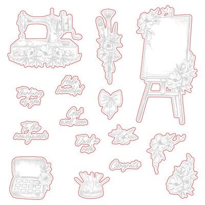 Floral Easel - Coordinating Die Set