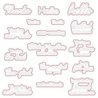 Sew Glad - Coordinating Die Set