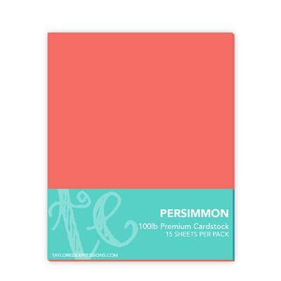 Persimmon - 8.5x11 Premium Cardstock