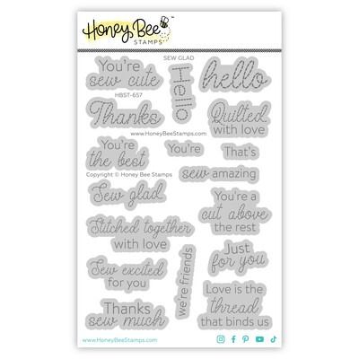 Sew Glad - Clear Stamp Set
