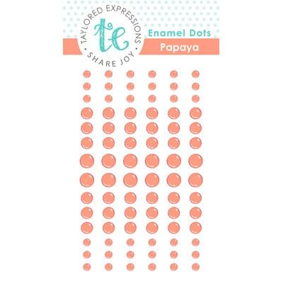 Papaya - Enamel Dots