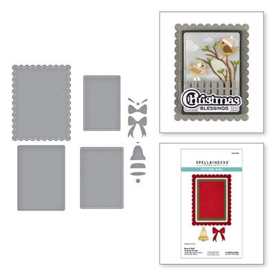 Bow &amp; Bell Scallop Frame - Die Set