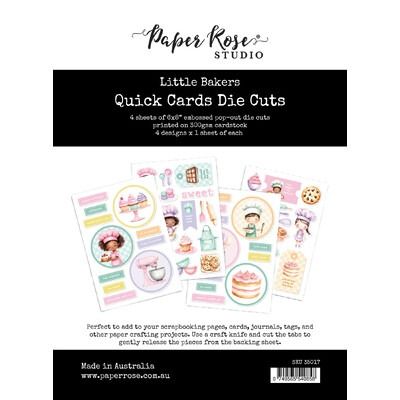 Quick Cards Die Cuts - Little Bakers Collection