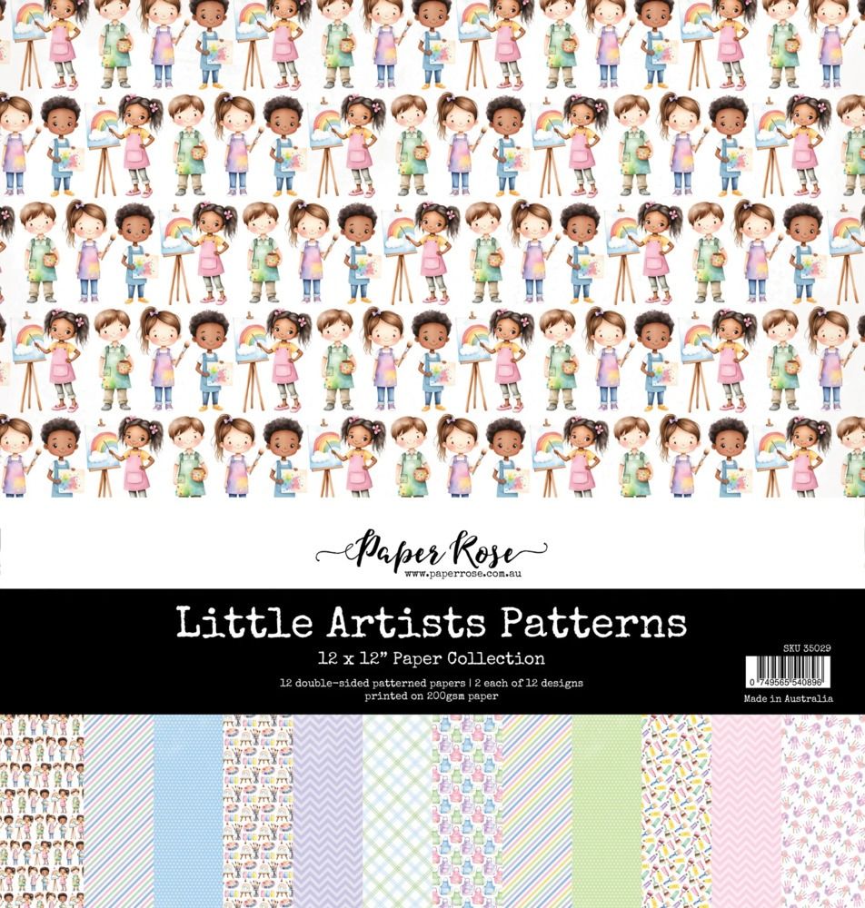 12x12 Paper Collection - Little Artists Patterns Collection