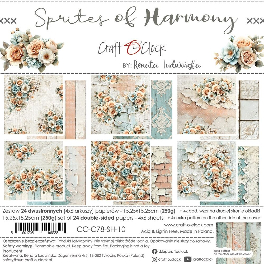 6x6 Paper Pad - Sprites of Harmony Collection