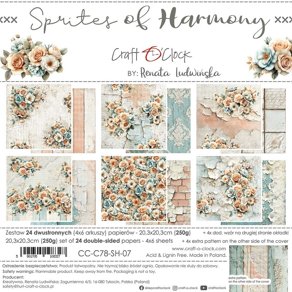 8x8 Paper Pad - Sprites of Harmony Collection