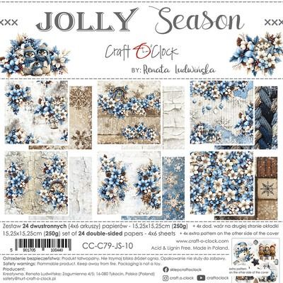 6x6 Paper Pad - Jolly Season Collection